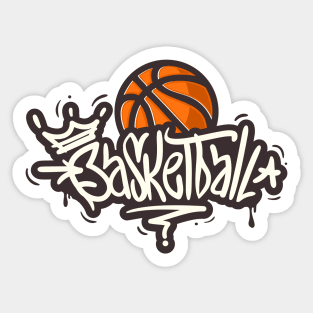 Basketball Graffiti Art Sticker